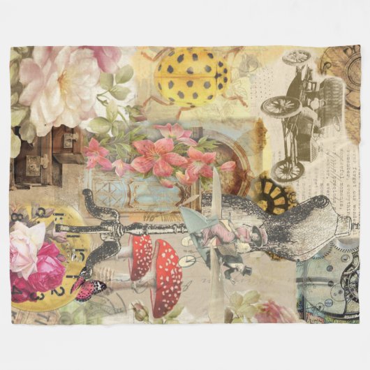 Blanket Whimsical-ontwerp Fleece Deken (Voorkant (Horizontaal))