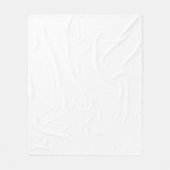 blanket white solid color trendy fleece deken (Voorkant)