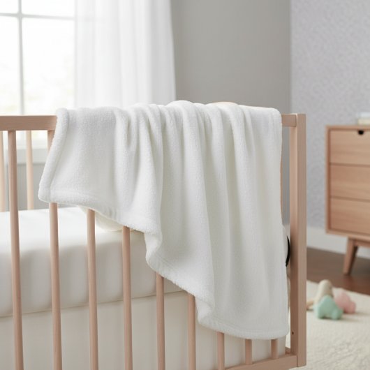 blanket white solid color trendy fleece deken