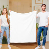 blanket white solid color trendy fleece deken