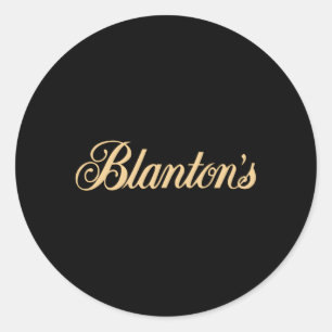 Blanton's kleine batch Kentucky Bourbon whiskey Ronde Sticker