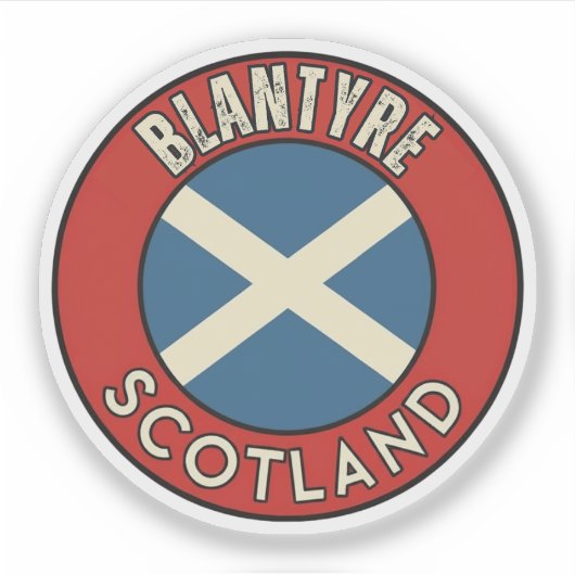 Blantyre, Scotland Sticker (Voorkant)