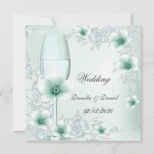 Blanzend Roos voor Blosgeld Kaart (Voorkant)