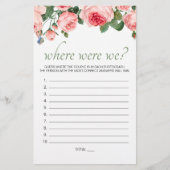 Blanzende roze roze vlam waar we waren flyer (Voorkant)