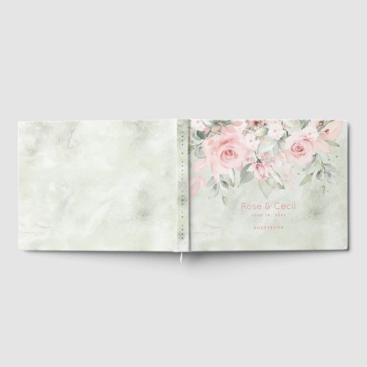 Blanzende Rozen bruiloft Gastenboek (Volledig)