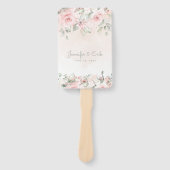 Blanzende Rozen bruiloft Handwaaier (Voorkant)