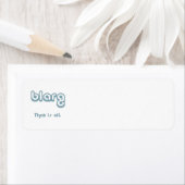 blarg. etiket (Insitu)