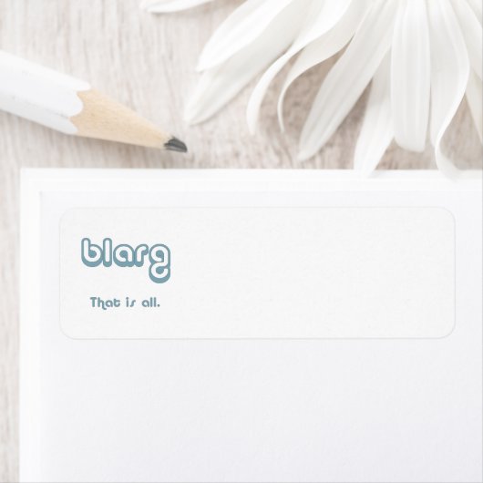 blarg. etiket (Insitu)