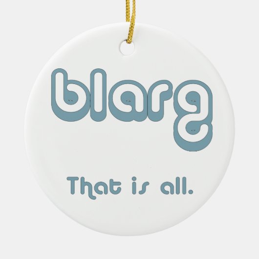 blarg. keramisch ornament (Voorkant)