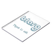 blarg. notitieboek (Linkerzijde)