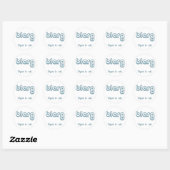 blarg. ronde sticker (Vel)