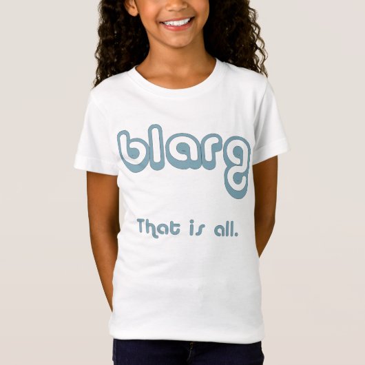 blarg. t-shirt (Voorkant)