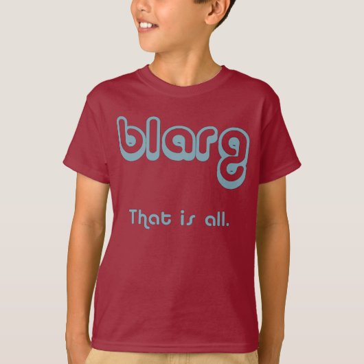 blarg. t-shirt (Voorkant)