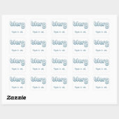 blarg. vierkante sticker (Vel)