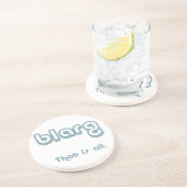 blarg. zandsteen onderzetter (Zijkant)