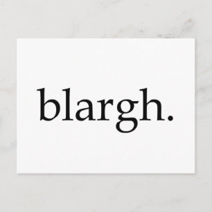 Blargh Briefkaart