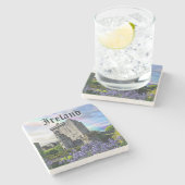 Blarney, Blarney Castle, Blarney Castle, Ierland Stenen Onderzetter (Zijkant)