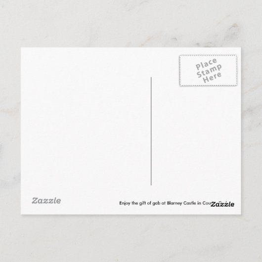 Blarney Castle Briefkaart (Achterkant)