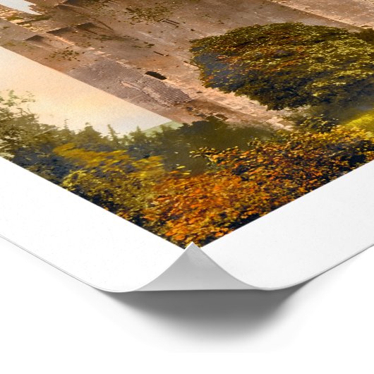 Blarney Castle, County Cork, Ierland Poster (Hoek)