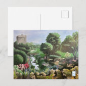 Blarney Castle Gardens Ierland Briefkaart (Voorkant / Achterkant)