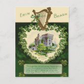 Blarney Castle Harp van Erin St Patrick's Briefkaart (Voorkant)