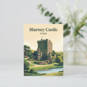 Blarney Castle Ierland Briefkaart (Staand voorkant)