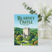 Blarney Castle Ierland Briefkaart (Staand voorkant)