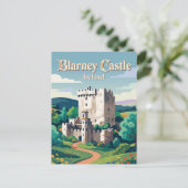 Blarney Castle Ierland Briefkaart (Staand voorkant)