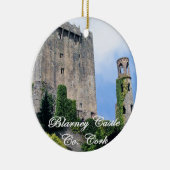 Blarney Castle, Ierland. Iers kerstsier. Keramisch Ornament (Rechts)
