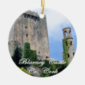 Blarney Castle, Ierland. Iers kerstsier. Keramisch Ornament (Voorkant)