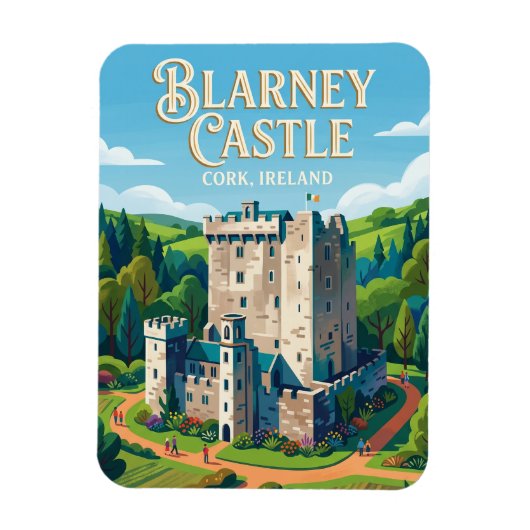 Blarney Castle Ierland Magneet (Verticaal)