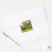 Blarney Castle, Ierland Vierkante Sticker (Envelop)