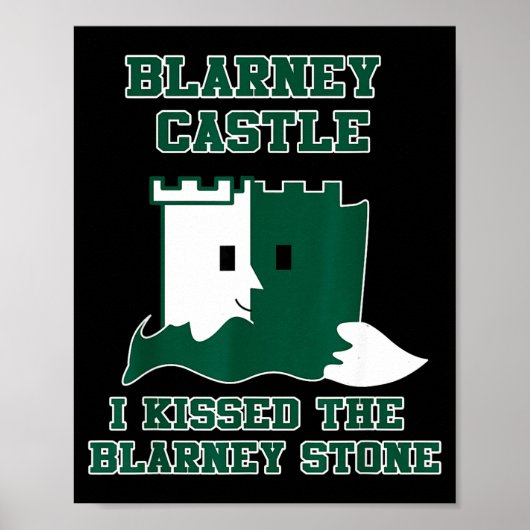 Blarney Castle Ireland Men Women Kids Poster (Voorkant)