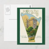 Blarney Castle St. Patrick's Day Cards Briefkaart (Voorkant / Achterkant)