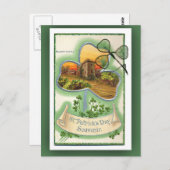 Blarney Castle St. Patrick's Day Cards Briefkaart (Voorkant / Achterkant)