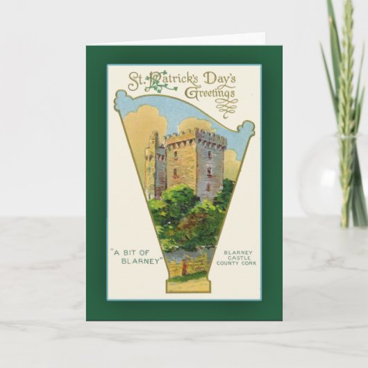 Blarney Castle St. Patrick's Day Cards Kaart (Voorkant)