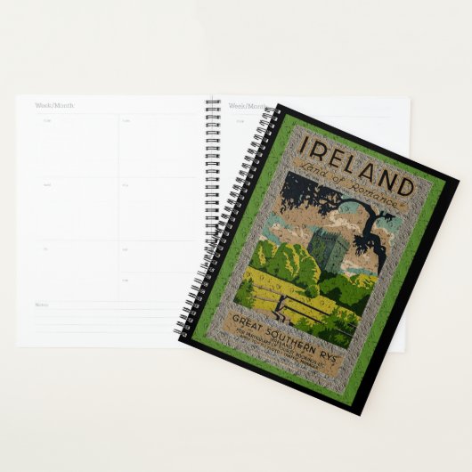 Blarney Castle Travel Poster Planner (Display)