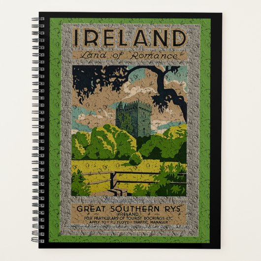  Blarney Castle Travel Poster Planner (Voorkant)