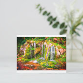 Blarney Castle Waterfall Briefkaart (Staand voorkant)