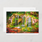 Blarney Castle Waterfall Briefkaart (Voorkant / Achterkant)
