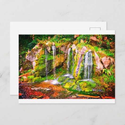 Blarney Castle Waterfall Briefkaart (Voorkant / Achterkant)