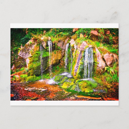 Blarney Castle Waterfall Briefkaart (Voorkant)