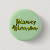 Blarney Champion groene kleine knop Ronde Button 3,2 Cm (Voorkant)