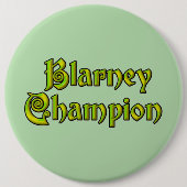 Blarney Champion groene kolossale knop Ronde Button 6,0 Cm (Voorkant)