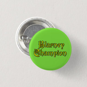 Blarney Champion limoengroene kleine knop Ronde Button 3,2 Cm