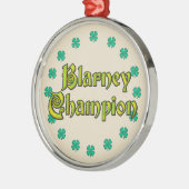 Blarney Champion medal Metal Ornament (Links)