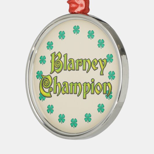 Blarney Champion medal Metal Ornament (Links)