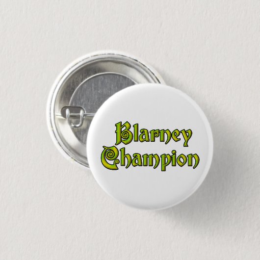 Blarney Champion white small button (Voorkant /achterkant)
