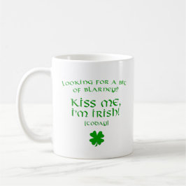 Blarney Kus Me Ik Ben Iers Vandaag Koffiemok
