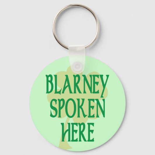 Blarney Spoken hierheen Sleutelhanger (Voorkant)